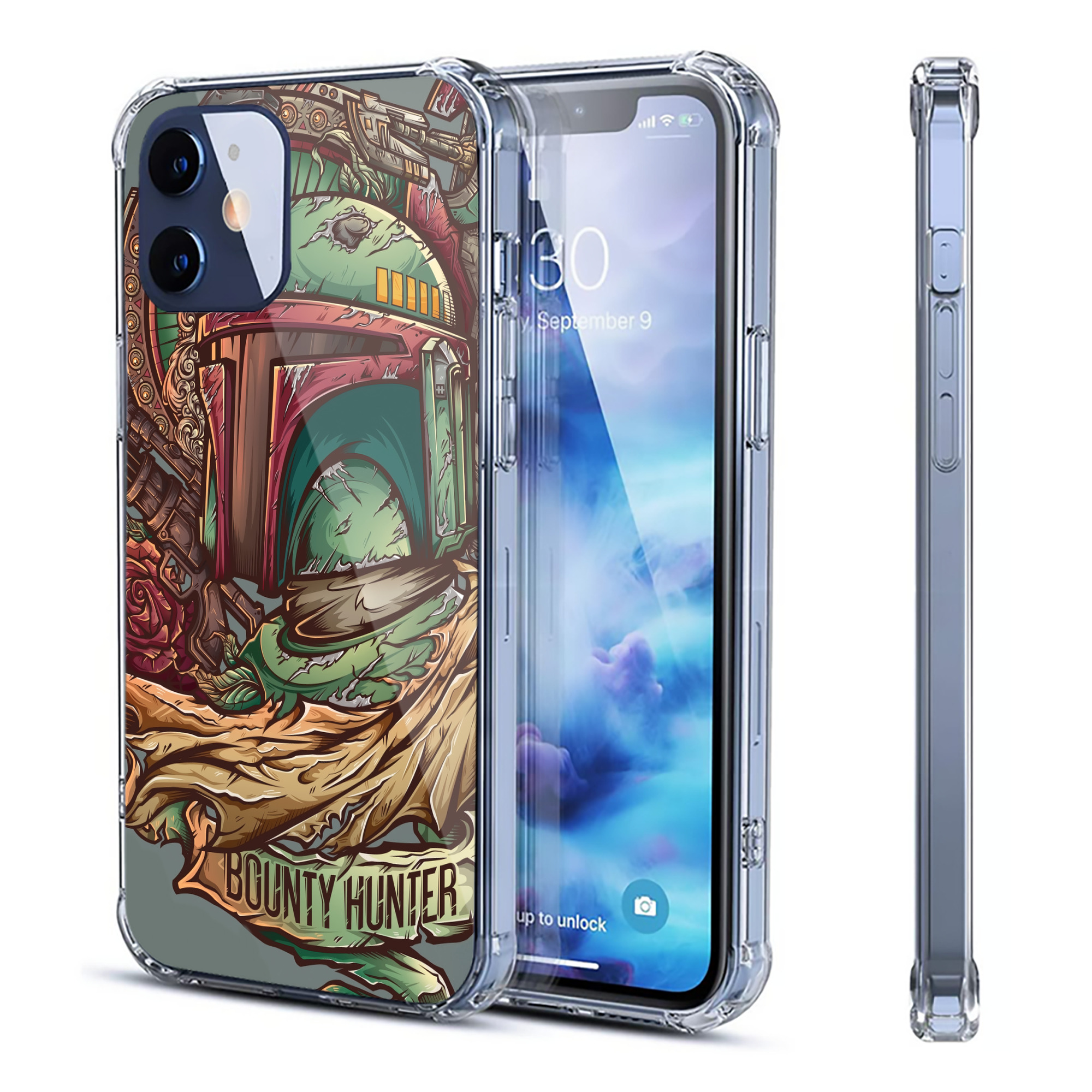 （画像用） スター・ウォーズ Star Wars 【iPhone 12シリーズ対応】透明スマホケース（クリアソフトケース）